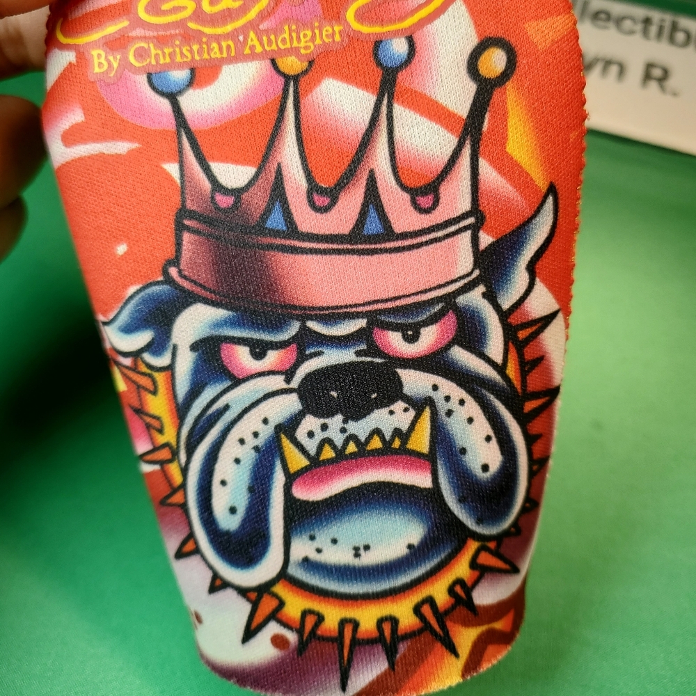 VTG Ed Hardy Rare Reusable Bottle Insulator Sleeve by Christian Audigier, NWT